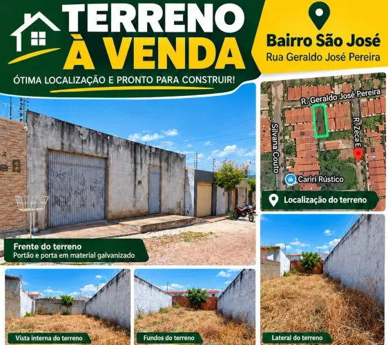 Terreno à venda - Bairro São José