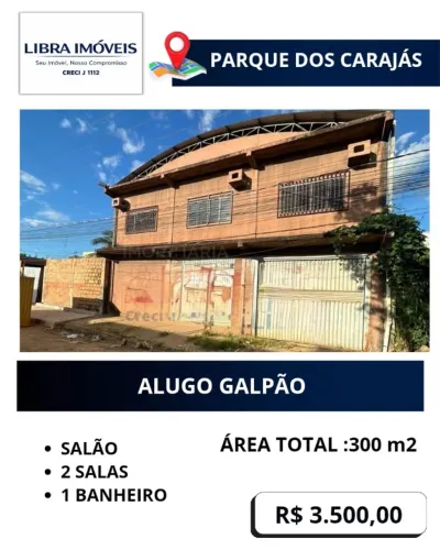 IMOBILIÁRIA LIBRA IMÓVES  ALUGA GALPÃO 