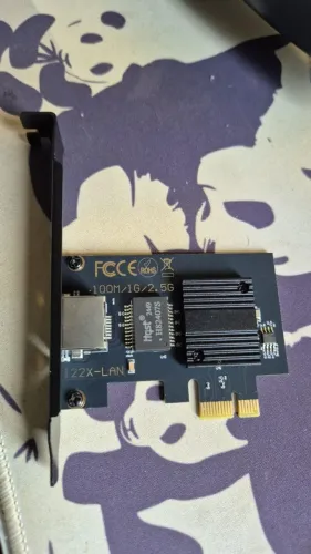 Placa de rede 100/1000/2500 Intel I226-V 2.5gbps