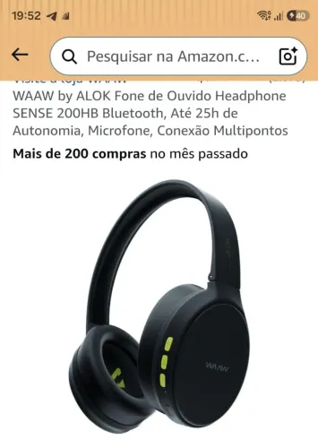 FONE DE OUVIDO ALOK NOVO