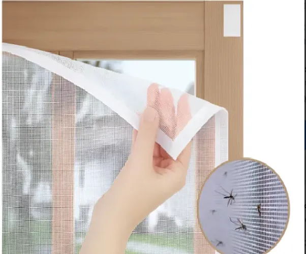 Tela anti mosquito autocolante para janela e porta
