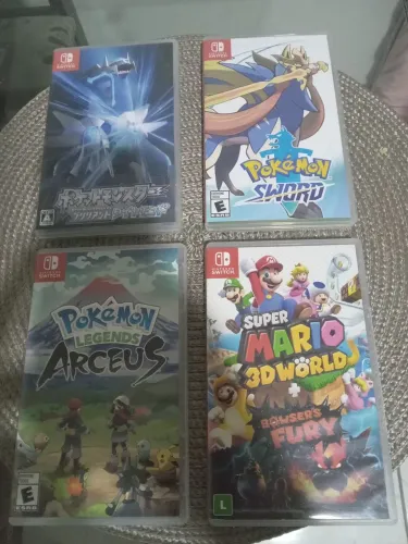 Jogos Nintendo switch Mario 3d / pokemon arceus / Diamond / sword