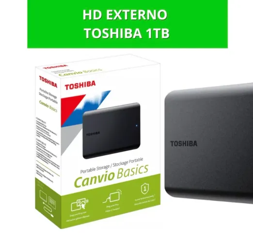HD Externo Portátil Toshiba Canvio 1TB