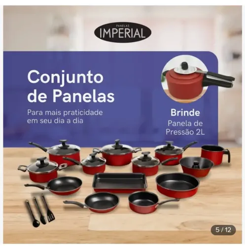 Jogo de panelas