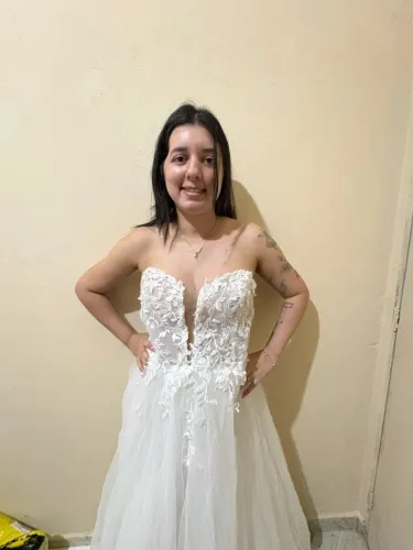 Vestido de noiva tomara que caia