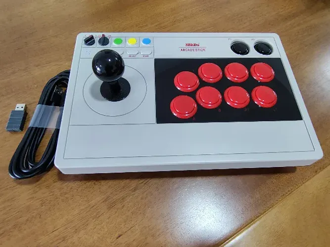 Controle sem fio arcade stick 8BitDo