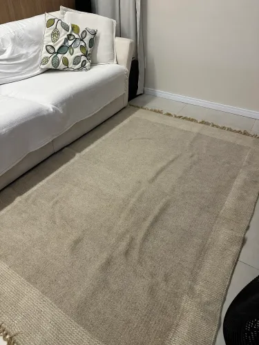 Tapete kilim de lã egípcia 1,45m x 2,14m