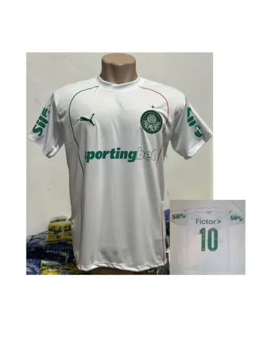 Camisa do palmeira branca