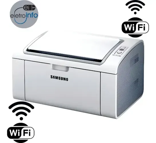 Impressora Samsung Laser P&b Ml -2165w Com Wifi Branco 127v (Usado)