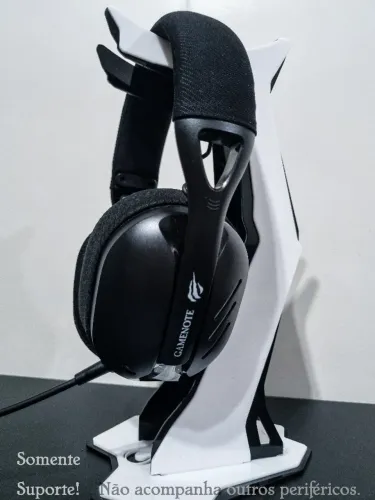 Suporte Headset Gamer - Preto / Branco - !!! Novo !!!