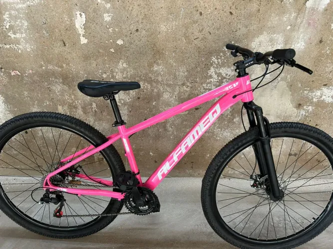 Bicicleta aro 29 freios a disco aluminio nova