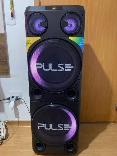Caixa de Som Pulse 2300W RMS ? LED Dinâmico ? Potência Máxima! ?