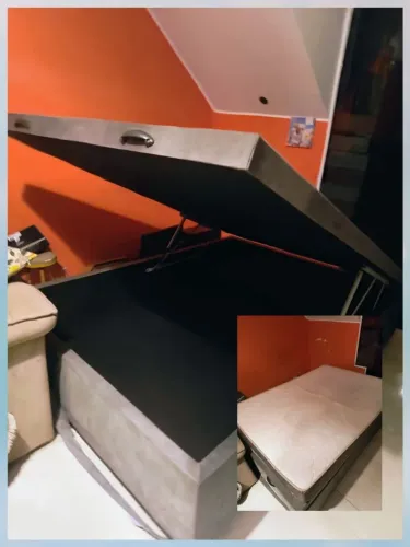 Cama baú de casal