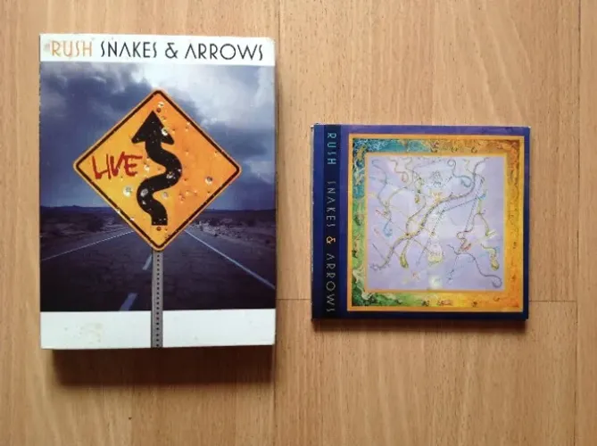 DVD e CD RUSH Imporrtado Digipack- Snake & Arrows