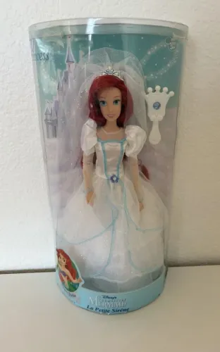 BONECA BARBIE ARIEL NOIVA DISNEY PARKS NOVA LACRADA ITEM RARO