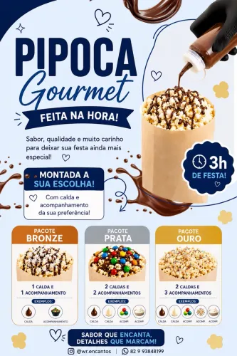 pipoca gourmet