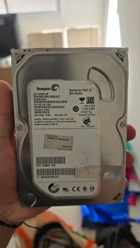 HD 500gb 100% de vida útil