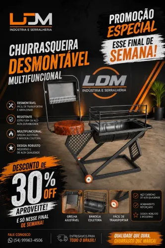 CHURRASQUEIRAS DISPONÍVEL