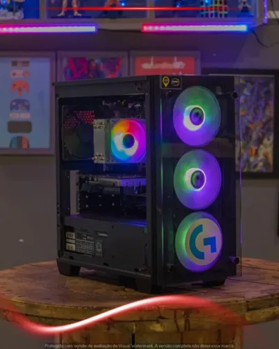 PC Gamer Intel Core i7 4790K, 16GB, SSD 240GB, GTX 1650 4GB, Gabinete Gamdias, Fonte 350W