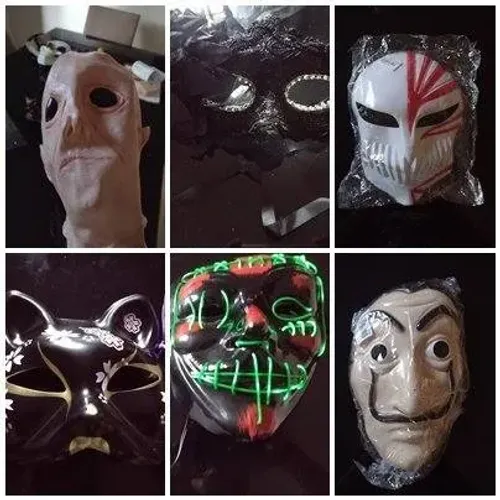 Máscaras Halloween e diversas