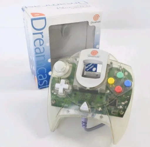 Controle Sega Dreamcast Edição Especial Clear