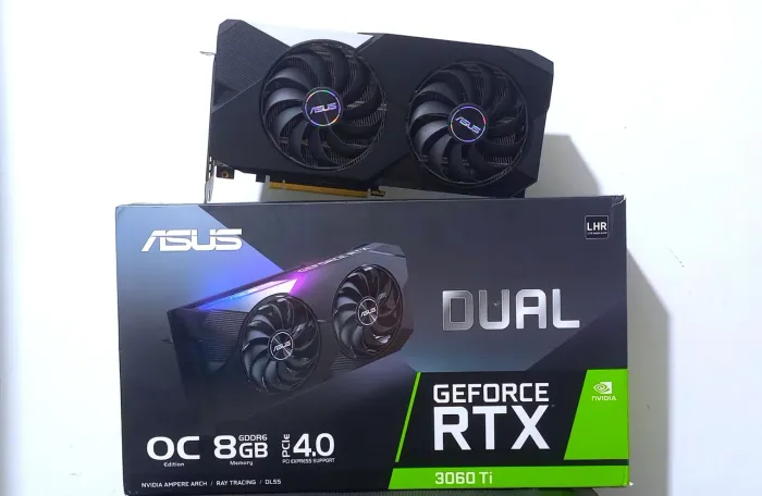 RTX 3060Ti Asus Dual OC V2 8GB GDDR6 256 BITS