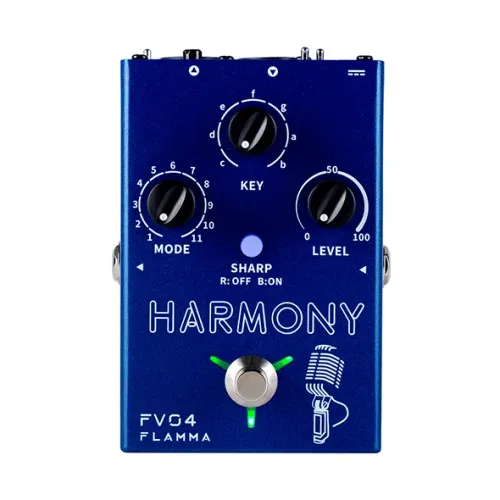 Pedal Vocal Fv04 Flamma Harmonia 12 Modos Reverb E Tone