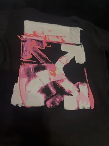 off white acrylic arrow logo print t-shirt