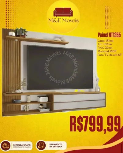 Painel para tv de até 65 entrega grátis