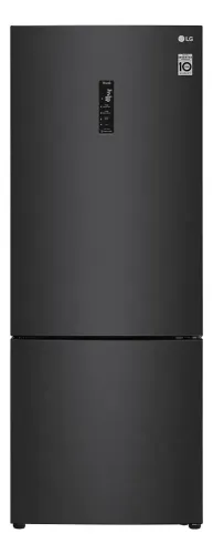 Geladeira Smart Lg Frost Free Inverter 451l Inverse Cor Black