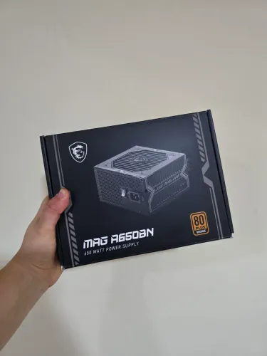 FONTE 650W MSI MAG 80 PLUS BRONZE
