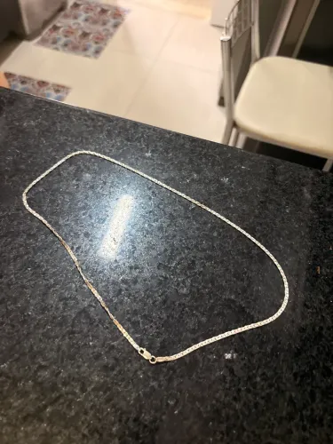 Cordão de prata 40cm