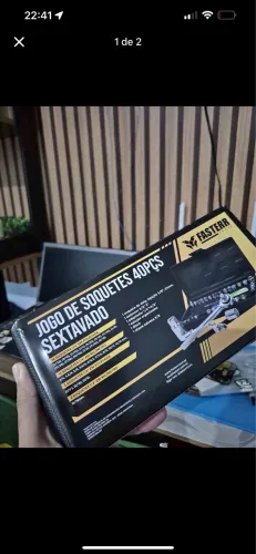 Kit Ferramenta 40 peças com catraca + Maleta (Novo) nunca usado