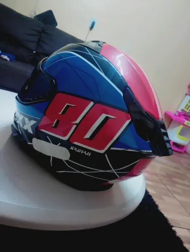Capacete texx ótimo estado pouco tempo de uso