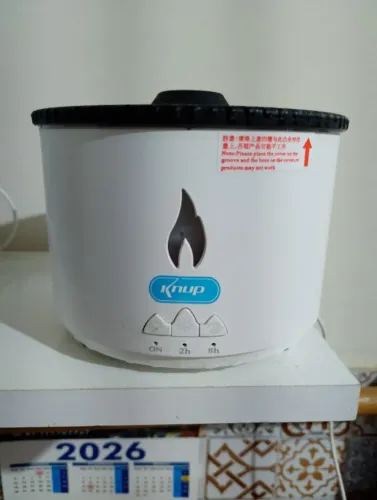 Umidificador Vulcão com Controle Remoto - Ótimo Estado