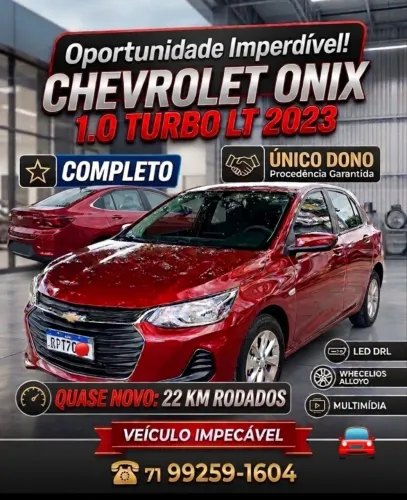 Chevrolet Onix Plus LT 1.0 12V TB Flex Mec. 4P 2023