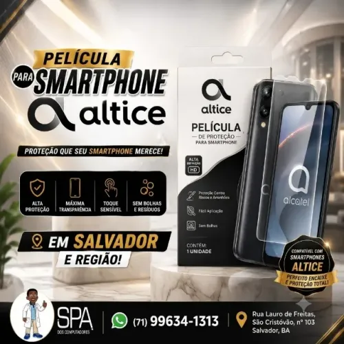 Película para smartphone Altice em Salvador e região