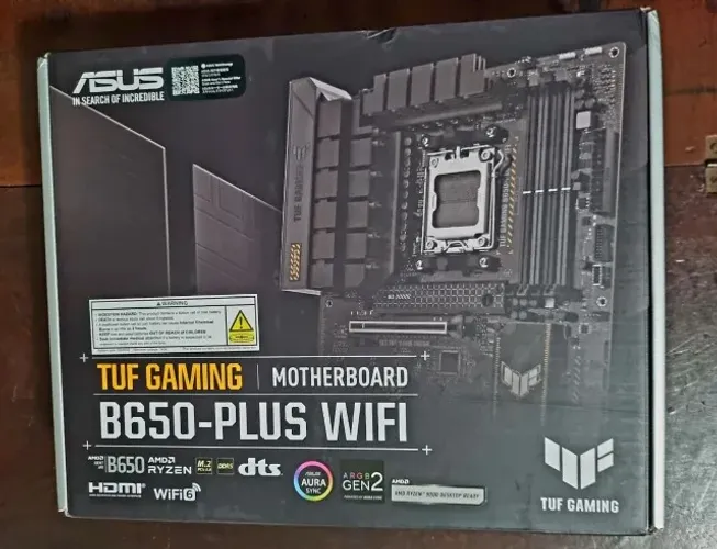 Placa mãe ASUS TUF Gaming B650-PLUS WiFi ATX AM5 | NOVA, LACRADA E COM GARANTIA