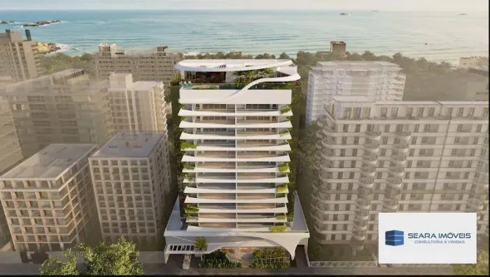 Apartamento 4 quartos, 4 suítes, 3 vagas, Praia da Costa, prédio em construção