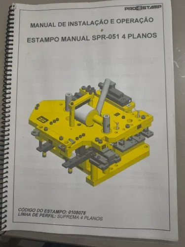 Estampa linha suprema manual semi-novo
