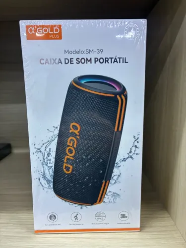 Caixa de Som Bluetooth 30W Som Potente 360° IPX5 Portátil - Produto Novo