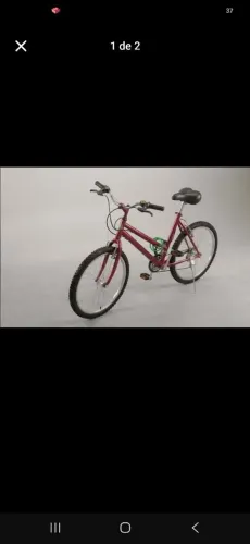 Bicleta aro 26 vermelha
