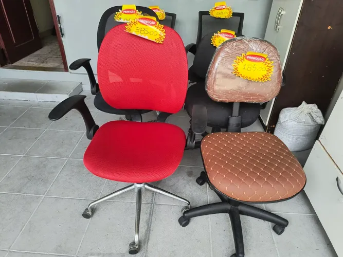 Promoção da Promoção!!! Cadeiras de Escritório a partir de R$185,00. Leia o anúncio.