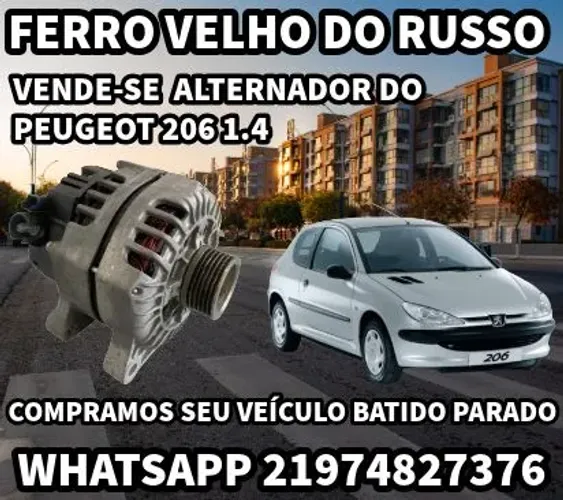 Vende-se peças do peugeot 206 1.4