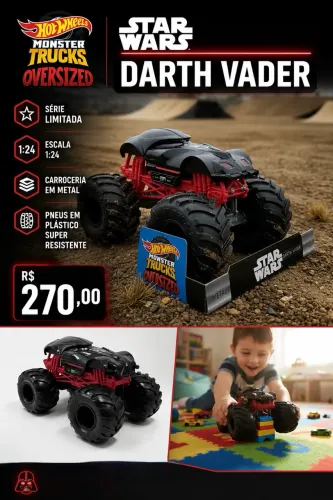 Hotwheels monster trucks oversized 