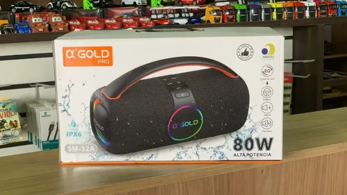 VENDE-SE CAIXA DE SOM 80W ALTA POTENCIA