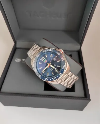 Relógio Tag Heuer Formula 1 Azul Aço 43mm Novo - Prem AAA+