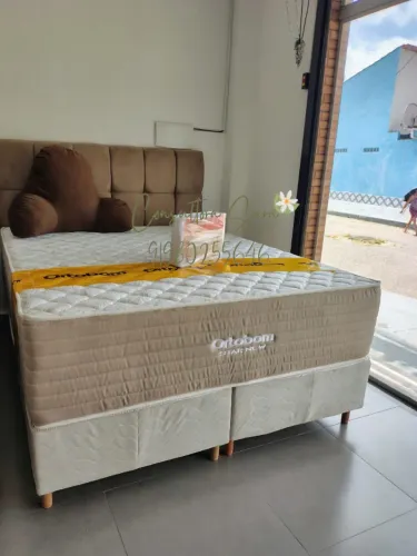 CAMA BOX QUEEN 1.98X1.58 ORTOBOM DISPONÍVEL À PRONTA-ENTREGA 