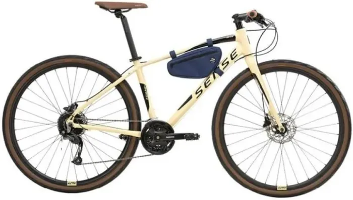 Bicicleta Urbana Aro 700 - Sense Activ 2021/2022 - Quadro Tamanho M - Cor Bege, 17