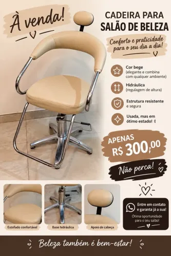 Cadeira de salão